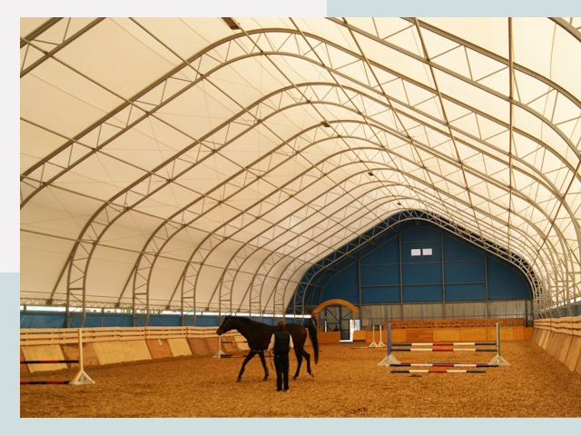 Строительство конных манежей в Бийске