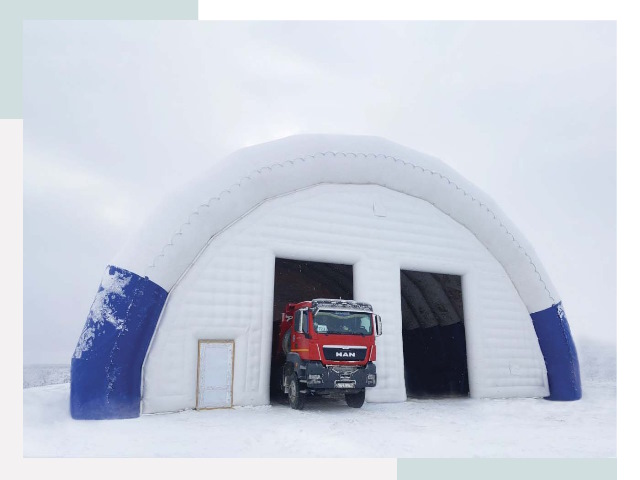 Мобильные ангары в Бийске