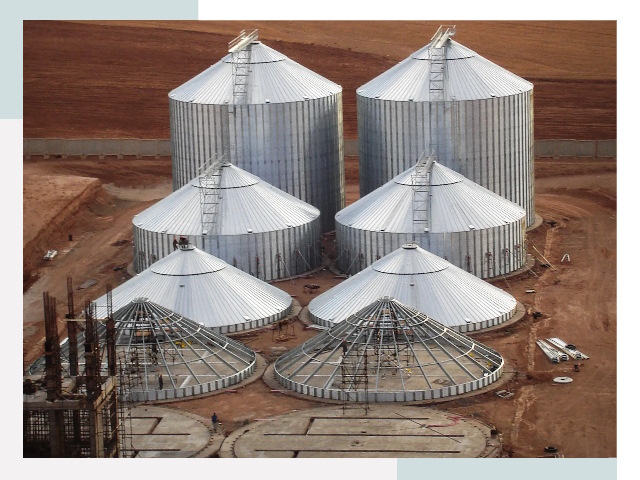 Строительство зерновых силосов в Бийске