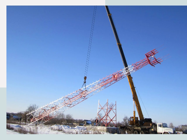 Строительство башен связи в Бийске от 623 руб.