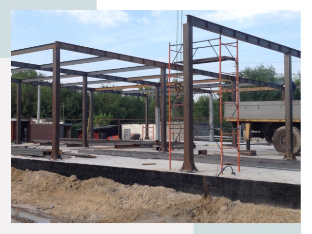 Фундамент для ангаров в Бийске