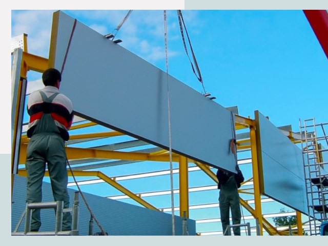 Монтаж сэндвич-панелей в Бийске от 623 руб.